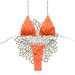 Solid Color Lace-Up Backless Bikini Sexy Two-Piece Swimsuit - Cross Border Europe & America Style for Vacation And Summer_ecoleips.com