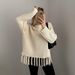 Women's Fringed Sweater Autumn Women's Thickened Loose Casual Versatile Solid Color Long-sleeved Knitted Top Women's Autumn And Winter_ecoleips.com