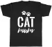 Women's T-Shirts Cat Mum Womens Ladies T-Shirt Tee_ecoleips.com