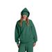 Women's Solid Color Hooded Eye Mask & Top Two-Piece Set - Cozy Winter Outfit, Loose Fit, Long Sleeve, Casual Elegance_ecoleips.com