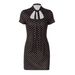 Women's Clothing Women's Summer Fashionable Polka Dot Lace Up Slim Fit Bodycon Dress Hot Girl Clothing For Formal & Casual For Women_ecoleips.com