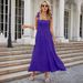 2025 European And American Summer W's Fashion New Commuter Sleeveless Hot Girl Printed Long Strap Dress For_ecoleips.com