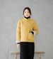 girl Chinese Style Retro Linen Padded Thickened Warm Cotton Jacket Coat For Women Petite Versatile_ecoleips.com