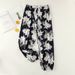 Summer New Viscose Floral Printing Long Trousers For Women Homewear Thin Section Loose Pajama Female Night Pants Lounge Wear_ecoleips.com