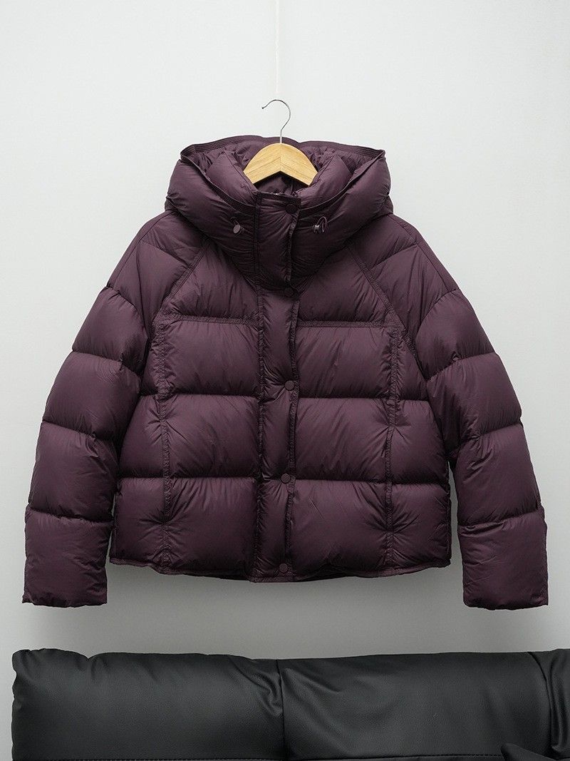 Women's Clothing Fluffy Puffer Jacket With Hood - Oversized Short Coat For Women, Lightweight Winter Cloud-Like Comfort, Trendy Streetwear In 5 Colors_ecoleips.com