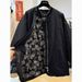 girl Autumn Winter Unique New Retro Stylish Round Neck Jacket Loose Lazy Casual Relaxed Cotton Coat_ecoleips.com