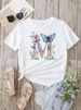 Summer European And American Cross-border Foreign Trade Plus-size T-shirt, Round-neck Casual Loose-fitting Short-sleeve_ecoleips.com
