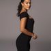 New Arrival One Shoulder Ribbed Knit Long Maxi Dress Women Casual Elegant Party Evening Bodycon Long Dress_ecoleips.com