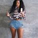 Aria Basics Aria Basics Trendy European And American Style High Elasticity Ripped Women's Jeans Shorts For Export_ecoleips.com