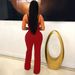 Women's Clothing V Neck Sleeveless Slim Jumpsuit Fashion Women's Casual Sexy Trousers_ecoleips.com