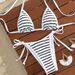 Women's Clothing Lace-Up Bikini Swimsuit Sexy Beachwear Hot Spring Swimming Suit Regular Fit Polyester_ecoleips.com