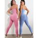 Women's Clothing Carefully Selected New Vest Style Yoga Jumpsuit Beautiful Back One Piece Jumpsuit Seamless Clothing Jumpsuit Fitness Suit_ecoleips.com