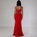 Women's Clothing Sexy Hot Diamond Mesh See Through Stitching Lace Hip Wrapped Elastic Suspender Dress_ecoleips.com