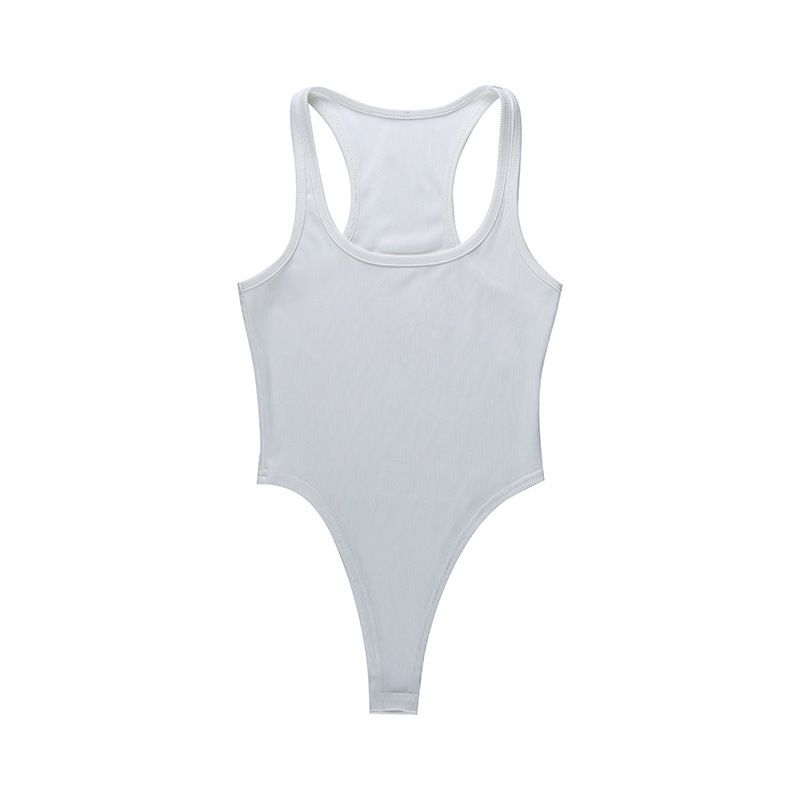 Women's Clothing Sleeveless Vest Jumpsuit Leisure Yoga Sexy Halter Neck Short Sports_ecoleips.com