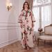 Verve Muslim Abaya Clothing Printed Ladies' Robe Women's Dress_ecoleips.com