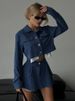 Women's Clothing sexy sweet short tops hot girl suit skirt two-piece suit high-end high waist short skirt_ecoleips.com