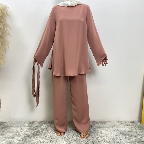 Women's Minimalist Casual Nida Set_ecoleips.com