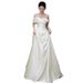 French Style Light Wedding Dress Elegant Bride Vintage 2026 New Off-Shoulder Engagement White Gown_ecoleips.com