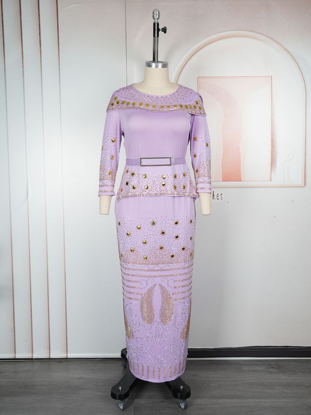 Glamorous Plus Size Evening Dress With Heavy Embellishments – Stunning Sequin & Rhinestone Bodycon Gown For Parties & Special Occasions_ecoleips.com