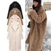 Women's Clothing Popular Style Winter Warm Double Breasted Long Lambskin Coat_ecoleips.com