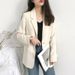 Women's Oversized Blazer Jacket – Casual Suit Coat With Notched Lapel, Stretch Polyester, Solid & Plaid Options (S-5xl)_ecoleips.com