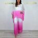 Women's Solid Color Casual Chiffon Printed Top And Loose Wide Leg Pants Two Piece Set European And American Style_ecoleips.com