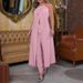 Women's Clothing Spring And Summer Temperament Halterneck Sleeveless Solid Color Backless Loose Top High Waist Pants Suit For Women_ecoleips.com