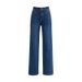 Four-way Stretch Straight-leg Jeans For Women, 2025 New Model, Narrow Wide-leg Floor-length Pants, High-waisted And_ecoleips.com
