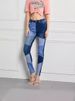 Women's Clothing Slim High Waist High Elastic Stitching Trousers Large Size Women's Trousers Contrast Color_ecoleips.com