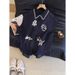 European Linen Embroidered Top And Pants For Women 2025 Summer New Turn-Down Collar Sleeveless Shirt + Shorts Two-Piece_ecoleips.com