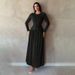 Women's Clothing Fashionable And Elegant Elegant Long-Sleeve Knit Dress For Women – Wrinkle-Resistant A-Line Midi Dress (Beige/Black/Red) – S/M/L/XL_ecoleips.com