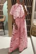 Women's Clothing Pure Color Sexy Hollow Cardigan Tops Wide Leg Pants Two Piece Set_ecoleips.com