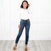 Women's Clothing Jeans Large Size Elastic Slim Fitting Pencil Pants Straight Denim Trousers_ecoleips.com