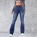 Women's Clothing Washed Jeans Slim Temperament Skinny Trousers_ecoleips.com