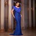 Elegant Sophisticated European American Style Evening Gown French Slim Fitting Mermaid Dress For Banquets Parties_ecoleips.com