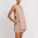 Women's Clothing Summer New Pure Cotton Sleeveless Shorts Pajamas Two Piece Set Fashionable And Comfortable Outer Wear Female Home Clothes_ecoleips.com