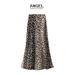 Mermaid Tail Midi For Women, Autumn 2025 New High Waist Slimming Mid-Length Bodycon Skirt, Leopard Print Long Skirt_ecoleips.com