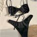Women's Clothing Fashion Three Dimensional Flower Bikini Suit_ecoleips.com