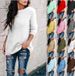 Women's Clothing Knitted Sweater Splicing Pullover Sweater Women With Autumn New Arrival Slim Fit Knit Sweater - Color Block Pullover_ecoleips.com