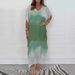 Summer Women's Long Casual Dress Chiffon Color Block Large Stock Available_ecoleips.com