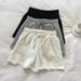 Women's Korean Style Athletic Shorts Super Trendy Loose Fit Slimming Versatile Straight Leg Wide Leg Thin Casual Bottoms_ecoleips.com