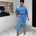 Spring And Autumn Fashion Women's V-Neck Tassel Elastic Elegant Two-Piece Set_ecoleips.com