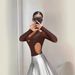 Sexy Hot Girl Backless Summer Thin Bodysuit European American Style Pure And Seductive Pure Color Women's Jumpsuit Romper_ecoleips.com