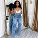 Women's Clothing Women's Summer Street Casual Zipper Washed Jumpsuit_ecoleips.com