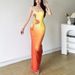 Wind Summer New Women's Clothing Street Fashion Sexy Suspender Long Dress For Women_ecoleips.com
