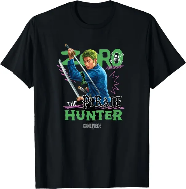 Women's T-Shirts One Piece Zoro Wanted Officially Licensed T-Shirt_ecoleips.com