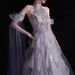 High-End French Style Halter Neck Evening Gown Ethereal Luxurious New Style For Banquets Engagements Niche Evening Dress_ecoleips.com