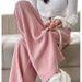 Pajama Pants Wide Leg Pants Women's High Waisted Pants Thin Style Hanging Pants Long Style High Elasticity Straight Leg Pants_ecoleips.com
