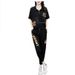 Summer Stylish Two Piece Suit plus Size Curvy Women's Loose Fit Slimming Casual Sporty Set New Style_ecoleips.com