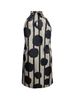 Women Plus Size Dress Sleeveless Halter Neck Print Shift Boho Mini Spring Summer Chic Dress Party Flattering Outfit_ecoleips.com